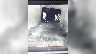 Ukrainian stormtroopers aim.