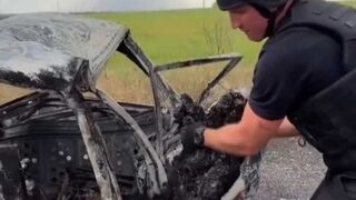 Ukrainian corpse recovery mission.