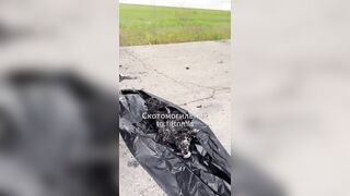 Ukrainian corpse recovery mission.
