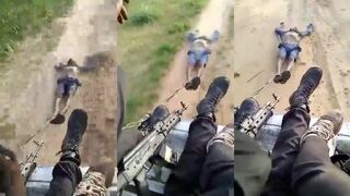 Captured By Soldiers Bandit Takes A Joyride To Hell