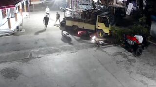 Dude Crashes Into Parked Truck, In Critical Condition