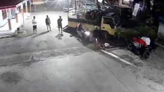 Dude Crashes Into Parked Truck, In Critical Condition