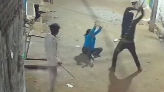 Disturbing Video Surfaces as Woman is Beaten Mercilessly With Sticks in Shivpuri