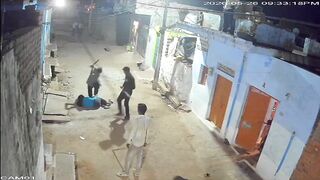 Disturbing Video Surfaces as Woman is Beaten Mercilessly With Sticks in Shivpuri