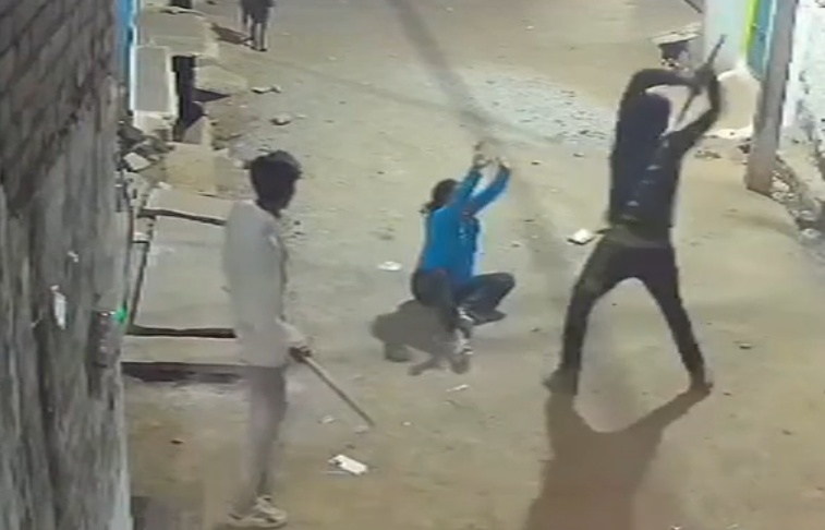 Disturbing Video Surfaces as Woman is Beaten Mercilessly With Sticks in Shivpuri