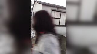 Woman With A Huge Ass And Others  Deal With A Thief Who  Entered The Property
