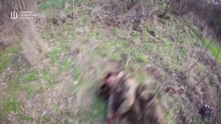 Couple dead ruzkies from GUR specops, including feeding the dog