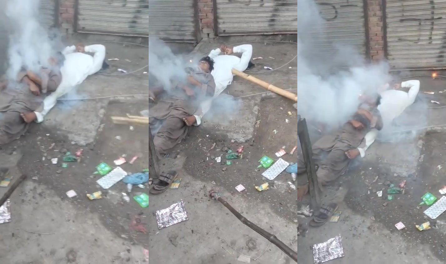 2 men electrocuted and smoked by downed powerline