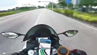 GoPRO Motorcyclist Films His Crash On High Speed