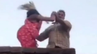 Loud Shit Talking Woman Thrown From The Roof During A Land Dispute