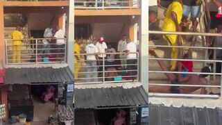 Two Thieves Punished For Stealing In Residental Building In Nigeria