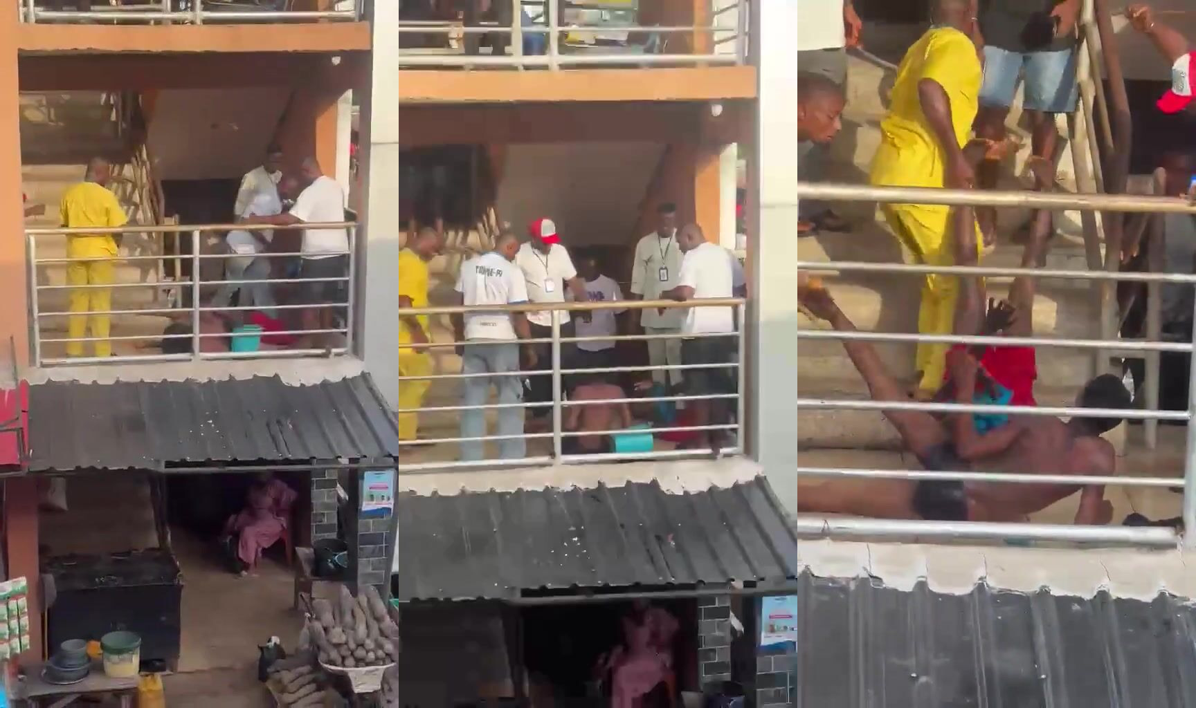 Two Thieves Punished For Stealing In Residental Building In Nigeria