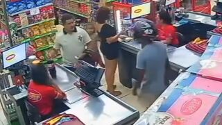 Armored Criminal Shoots Man at Point-Blank Range in Crowded Supermarket