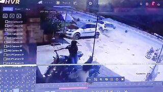 Two Men Standing Near Parked Car Critically Injured By Lost Control Vehicle