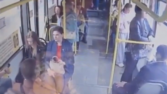Bus Crashed Into The Pole In Russia: Nine Injured