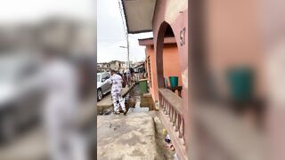 Man Trying To Connect Cables Gets Electrocuted