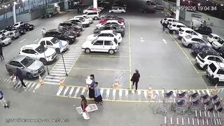Hooded Death Squad Takes Out Crime Lord in Shopping Center