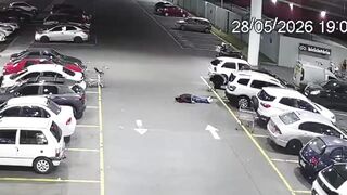 Hooded Death Squad Takes Out Crime Lord in Shopping Center