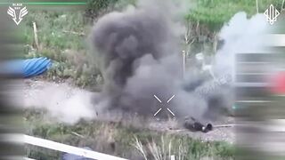 Ukrainian Black Sky Battalion destroyed Russian vehicles and infantry