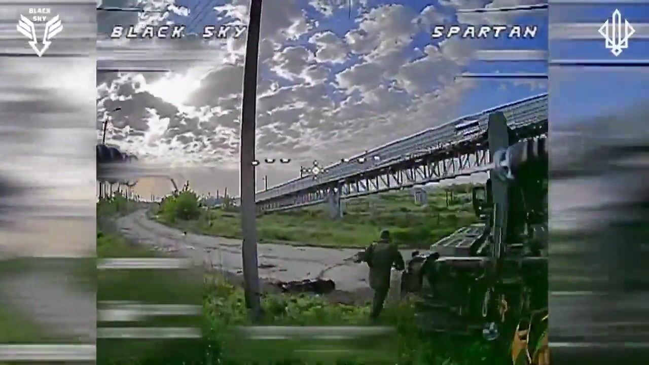 Ukrainian Black Sky Battalion destroyed Russian vehicles and infantry
