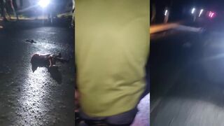 Man turned into street taco meat in road accident