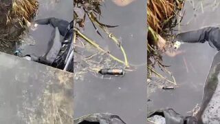 Man dies in 2 feet of water after moto accident