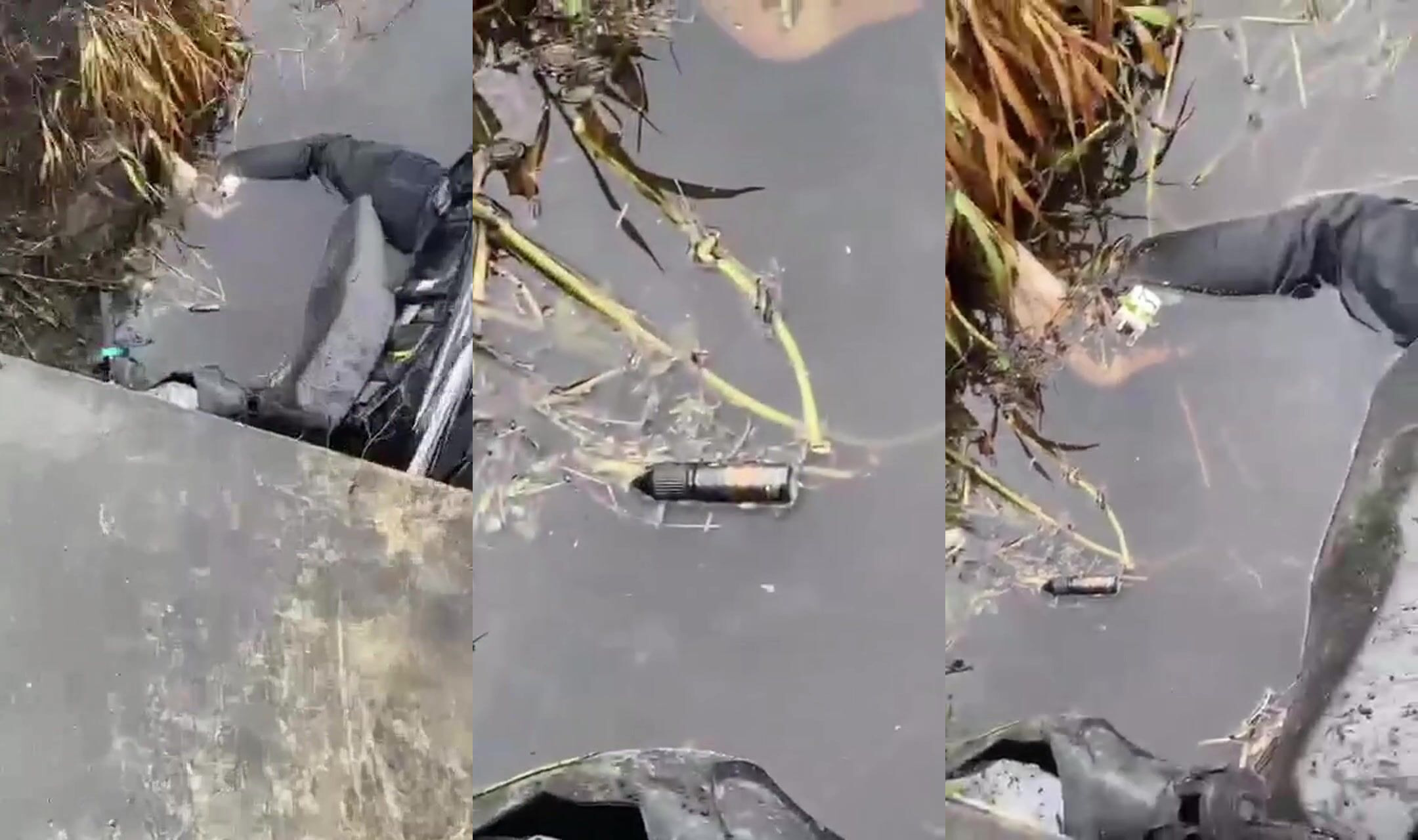 Man dies in 2 feet of water after moto accident