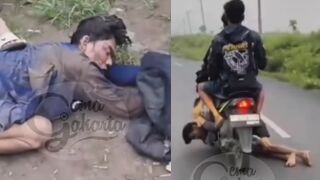 Motorcycle Thief Killed By Mob In Indonesia