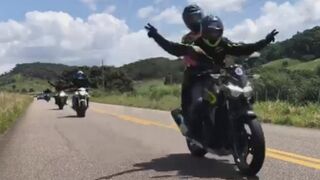 Speeding SUV Destroys Group Of Bikers In Brazilian Ceara