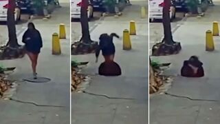 Woman Swallowed Alive by Street After Manhole Cover Collapses