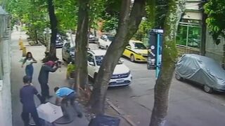 Woman Swallowed Alive by Street After Manhole Cover Collapses