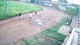 Graphic Footage Shows Fatal Stabbing During Violent Altercation