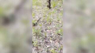 The Russian shows off his victims.