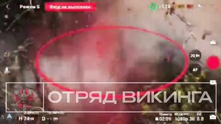 Ukrat is blown to bits in a cloud of blood.
