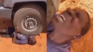 Civilian Run Over, Tortured By RSF Fighters