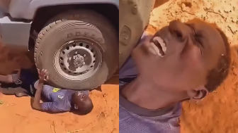 Civilian Run Over, Tortured By RSF Fighters
