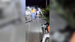 Driver Lost His Life and  Hand