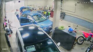 Ex-Husband Hunts Down Woman and Guns Her Down Inside Auto Shop