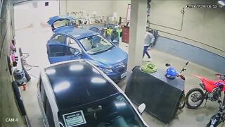 Ex-Husband Hunts Down Woman and Guns Her Down Inside Auto Shop