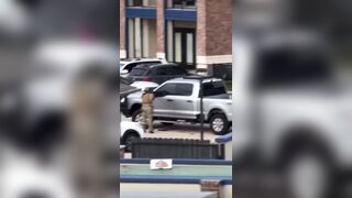 GF Killer Turns Gun On Himself During SWAT Standoff In Texas (Another Angle)