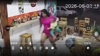 Assassin Murders Fleeing Man & Female Worker in Grisly Fast Food Execution