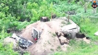 Anti-tank mine kills Ukrainians in their bunker.