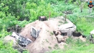 Anti-tank mine kills Ukrainians in their bunker.