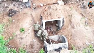 Anti-tank mine kills Ukrainians in their bunker.