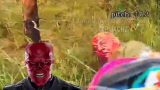 Ukr Red Skull gets droned.