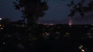 massive Russian attack on Kyiv