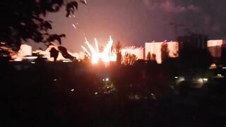 massive Russian attack on Kyiv