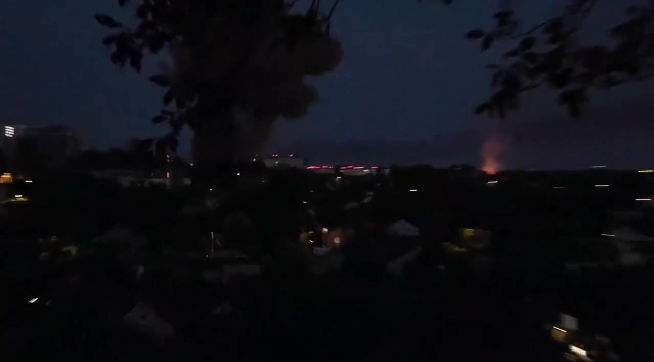 massive Russian attack on Kyiv