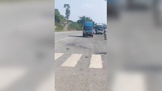 Driver In Shock After Dismembering, Killing Biker In India