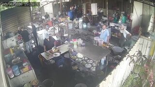 Gas Cylinder Explodes, Killing Kitchen Worker Instantly